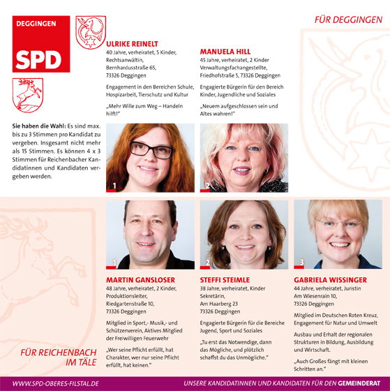 SPD Wahlkampagne 2014