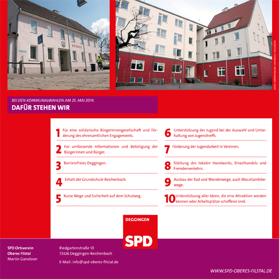 SPD Wahlkampagne 2014